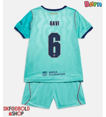 Barcelona Paez Gavi #6 Tredje trøje Børn 2026-27 Kort ærmer (+ korte bukser)